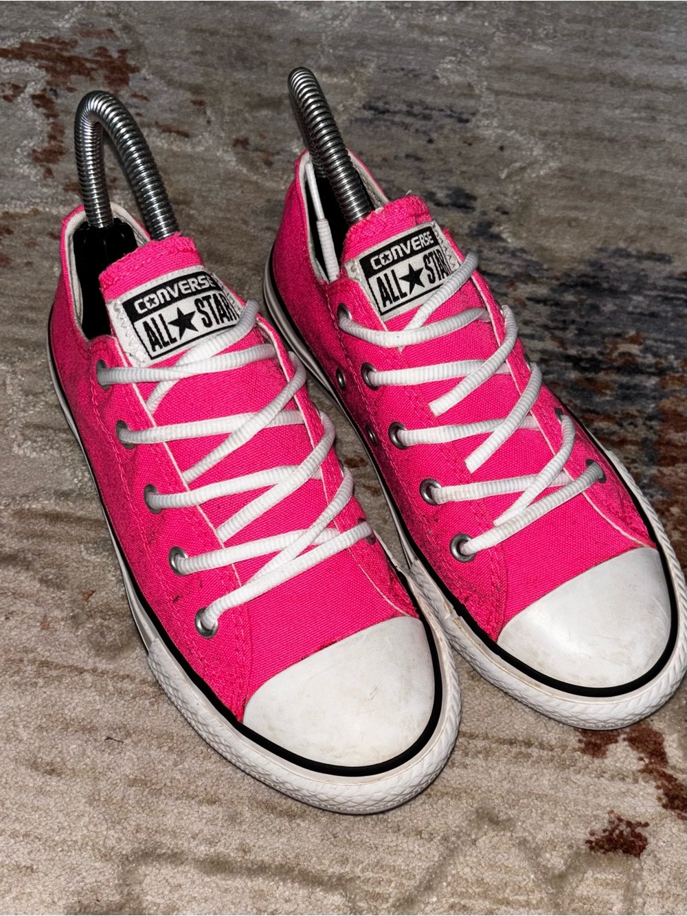 Converse All Star Hot Pink Low Top Sneakers